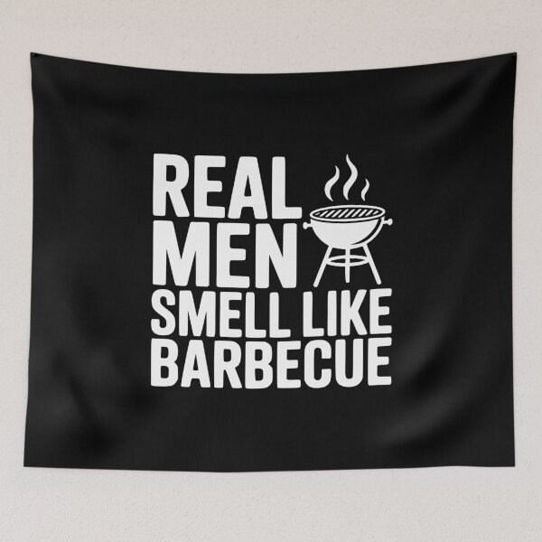 Item preview, Real Men Smell Like Barbecue designed and sold by Frank Ring.