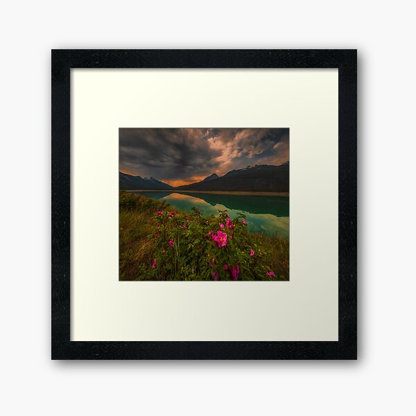 Medicine Lake - Canada Framed Art Print