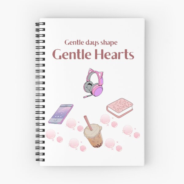Item preview, Gentle Days Shape Gentle Hearts T-Shirt – Soft Aesthetic Kawaii Comfort Vibes, Cozy Cute Quote, Pastel Anime Inspired Design designed and sold by YasirHamidDesigns .