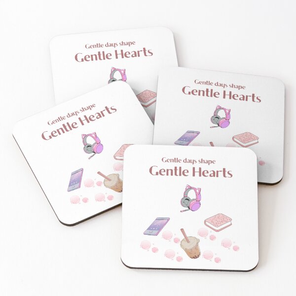 Item preview, Gentle Days Shape Gentle Hearts T-Shirt – Soft Aesthetic Kawaii Comfort Vibes, Cozy Cute Quote, Pastel Anime Inspired Design designed and sold by YasirHamidDesigns .