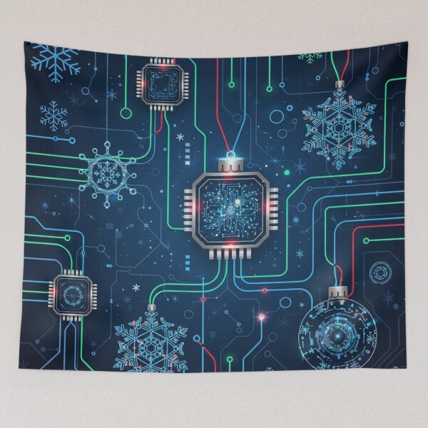 Item preview, Futuristic Holiday Network designed and sold by jumpercat.