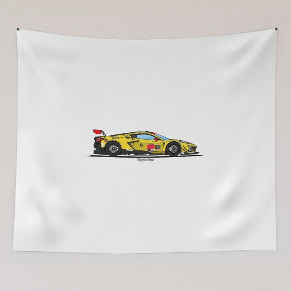 Item preview, IMSA Z06 GT3.R Vector Art designed and sold by Heybratan.