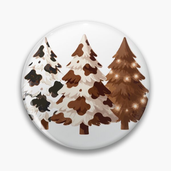 Item preview, Árboles de Navidad de vaca designed and sold by Katrabbit Graphics.
