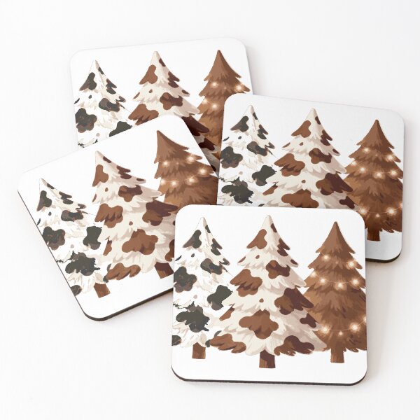 Item preview, Cow Christmas Trees designed and sold by Katrabbit Graphics.
