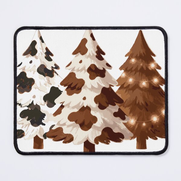 Item preview, Cow Christmas Trees designed and sold by Katrabbit Graphics.