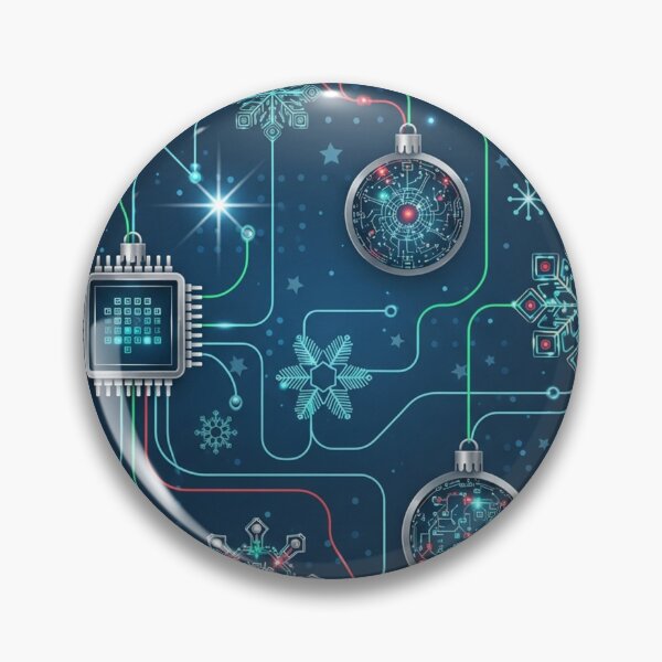 Item preview, High-Tech Christmas Glow designed and sold by jumpercat.