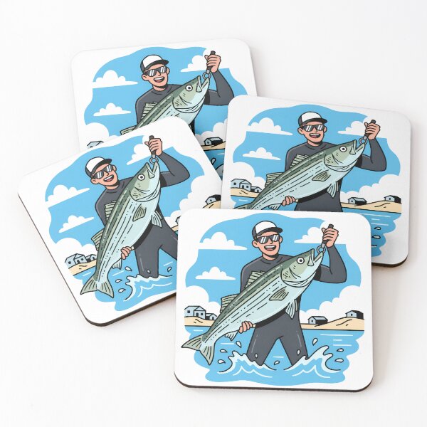 Item preview, Fall Surf Fishing Classic - Striped Bass Fishing designed and sold by Jakarprint.