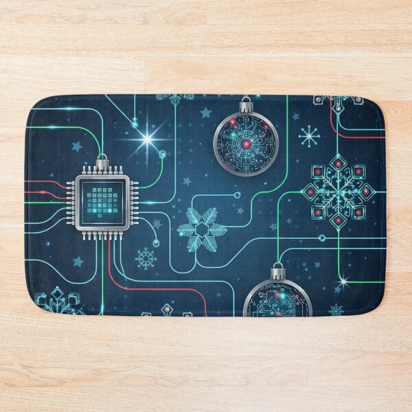 Item preview, High-Tech Christmas Glow designed and sold by jumpercat.