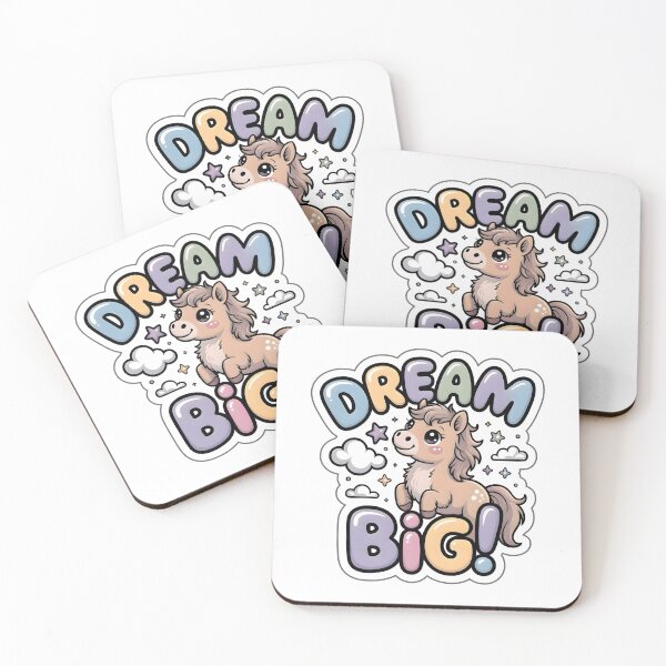 Item preview, Happy New Year Dream Big Chibi Horse Sticker - Motivation Year of the Horse Art designed and sold by Nuist25.