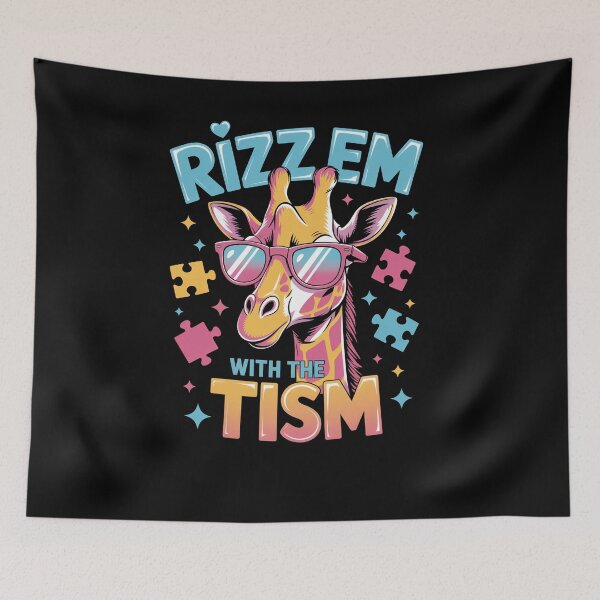 Item preview, Rizz'Em With The Tism Autism Awareness  designed and sold by Veroniadic.