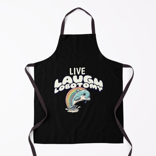 Item preview, Live Laugh Lobotomy – Cute Dolphin designed and sold by dudelinart.