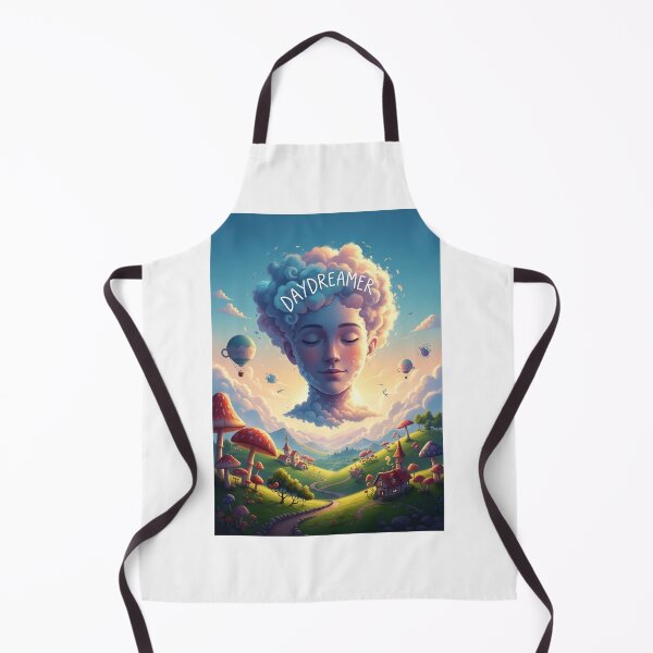 Item preview, Whimsical 'Head in the Clouds' Daydreamer Art | Aesthetic Sky Imagination Design designed and sold by FitEnvy.