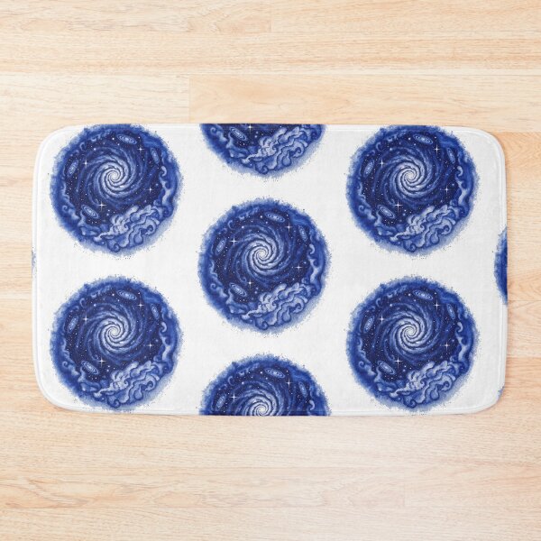 Item preview, Mistical galaxy navy blue pen designed and sold by ARCHMNML.