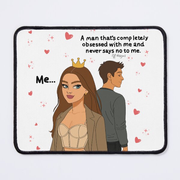 Item preview, Obsessed With Me – Delulu Feminine Energy Quote Design designed and sold by effdesigns.