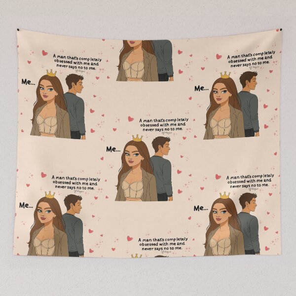 Item preview, Obsessed With Me – Delulu Feminine Energy Quote Design designed and sold by effdesigns.