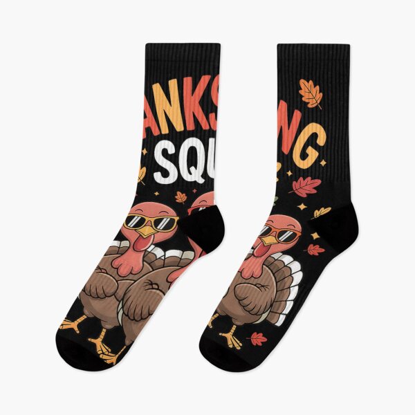 Item preview, Cool Thanksgiving Squad Turkeys Wearing Sunglasses Funny Fall Holiday Gift designed and sold by MariCanal.