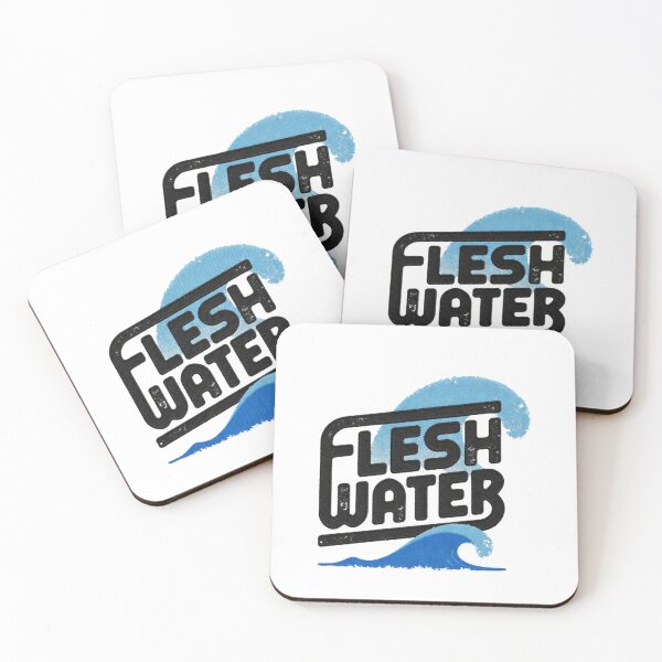 Item preview, Vintage Fleshwater Band Tee Sticker - We're Not Here to Be Loved Shoegaze Fan Art Design designed and sold by GeniePixel.