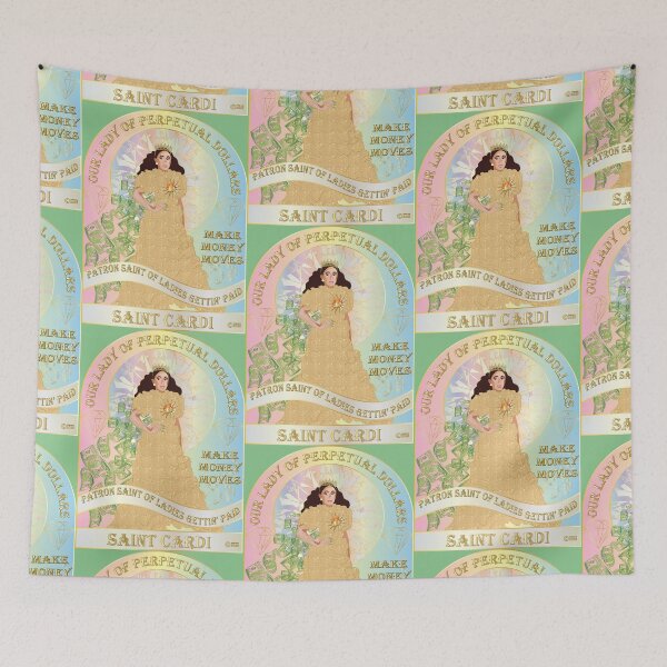 Item preview, Our Lady Of Perpetual Dollars, Saint Cardi : Patron Saint Of Ladies Gettin Paid designed and sold by Uniq1.Arts.