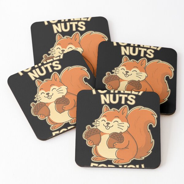 Item preview, "Totally Nuts For You" Funny Squirrel Pun Cute Love Gift designed and sold by haitrieuic96.