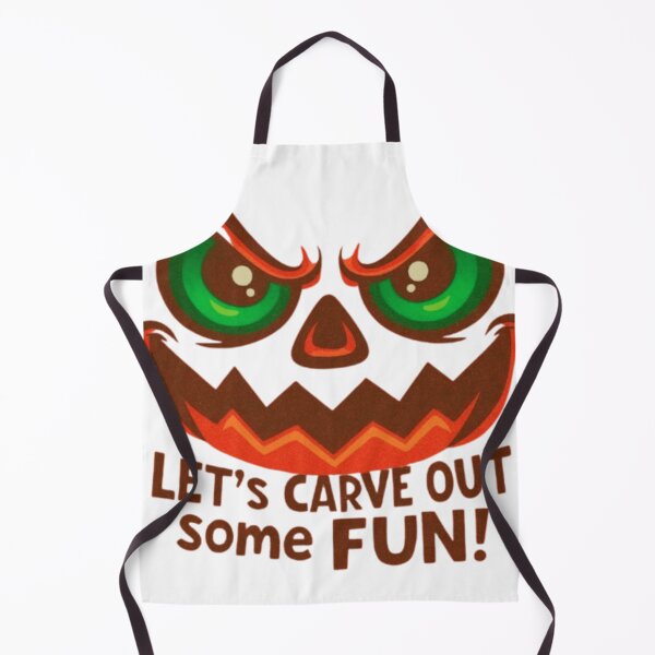 Item preview, Let's Carve Out Some Fun – Cute Spooky Pumpkin Face Halloween Design designed and sold by GloboStyle Design .