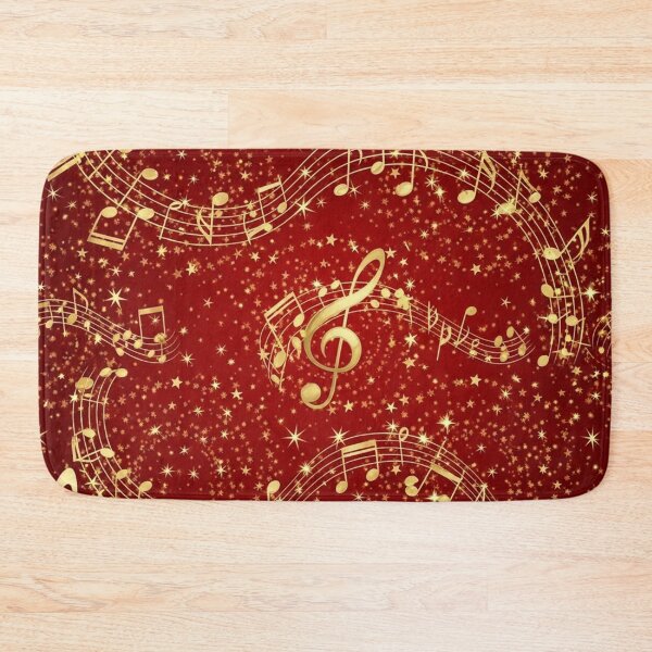 Item preview, Golden Musical Christmas Pattern designed and sold by jumpercat.
