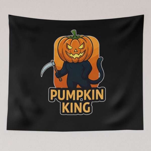 Item preview, Pumkin King - Black Cat Halloween designed and sold by okiiskandarart.