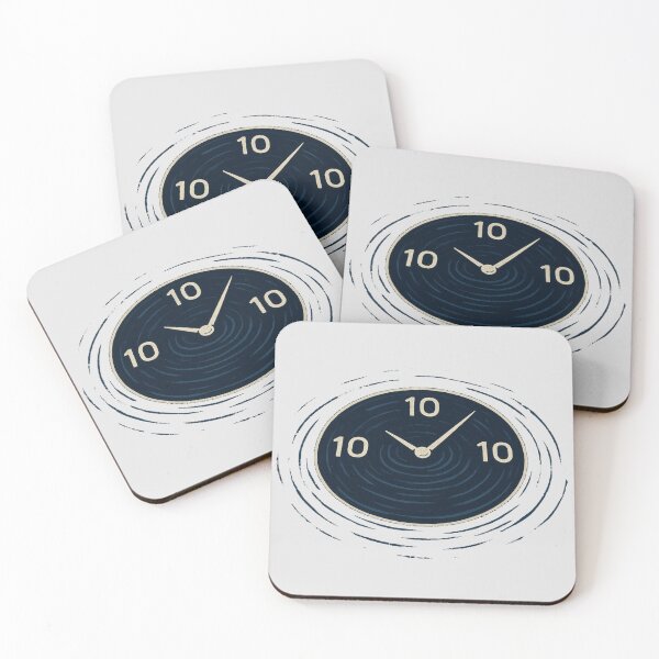 Item preview, Minimal Ripple Clock Art – Modern Time Aesthetic T-Shirt designed and sold by KDesignCrafts.