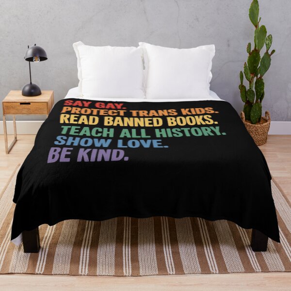 Item preview, Say Gay Protect Trans Kids Read Banned Books Be Kind Lgbtqia designed and sold by Veroniadic.
