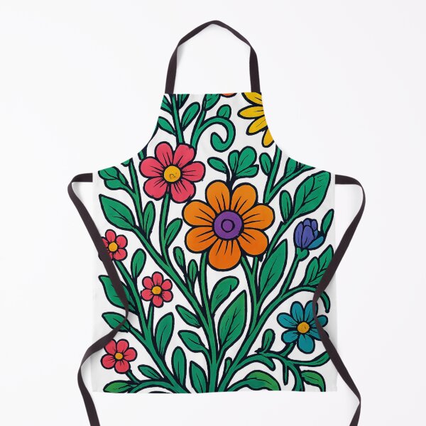 Item preview, Wild Bloom Tangle – Vibrant Botanical Flow designed and sold by kastabembe.