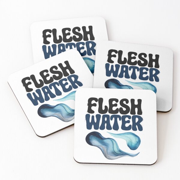 Item preview, Vintage Fleshwater Band Logo Sticker - We're Not Here to Be Loved Shoegaze Fan Shirt designed and sold by GeniePixel.