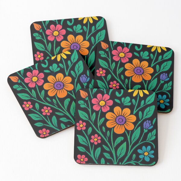 Item preview, Wild Bloom Tangle – Vibrant Botanical Flow designed and sold by kastabembe.
