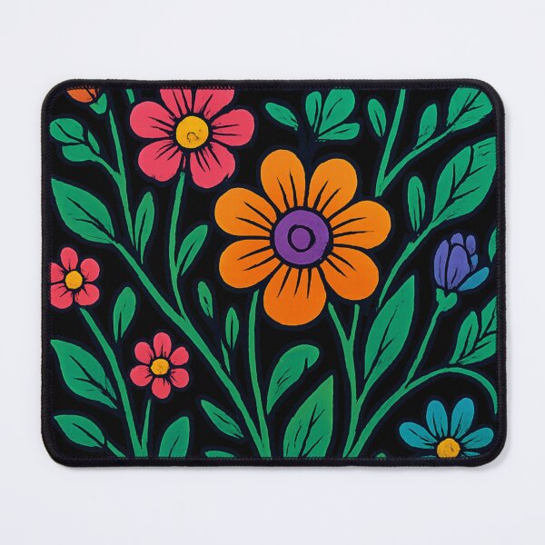 Item preview, Wild Bloom Tangle – Vibrant Botanical Flow designed and sold by kastabembe.
