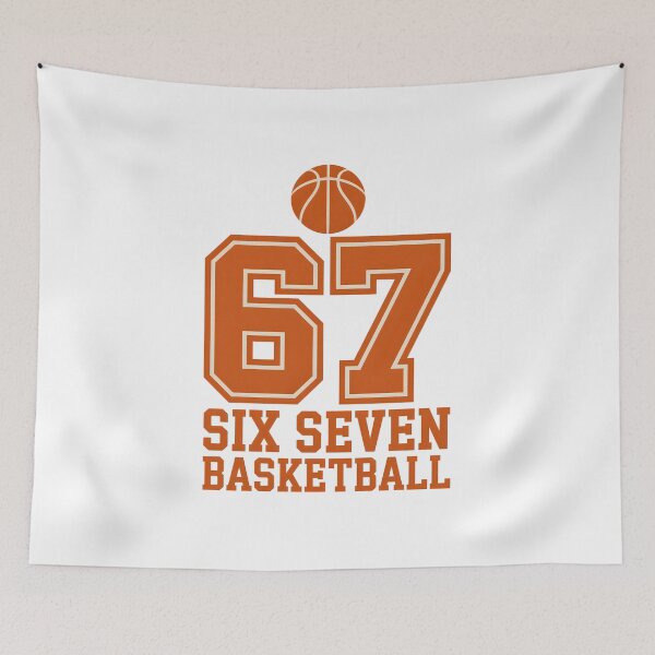 Item preview, 67 Basketball Six Seven - This design is perfect for anyone who loves the viral Six Seven trend and classic basketball style. designed and sold by ZyziowskyArt.