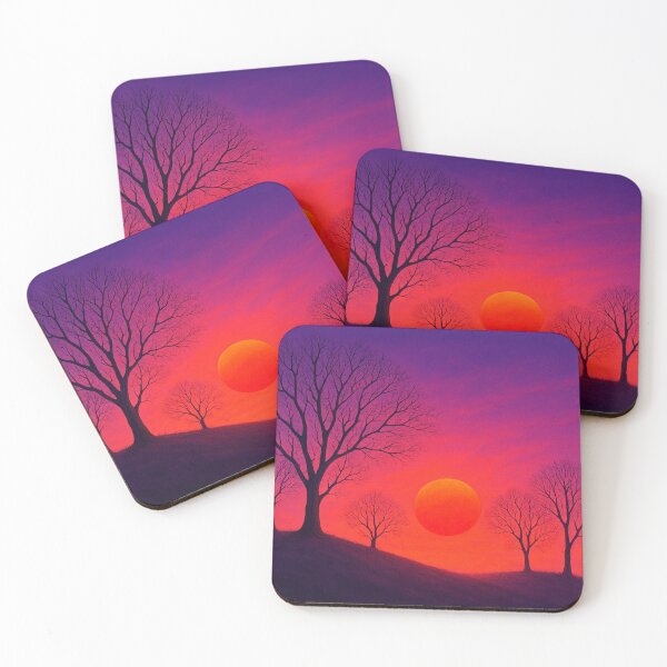 Item preview, Red sun over hills designed and sold by Sigtrix.