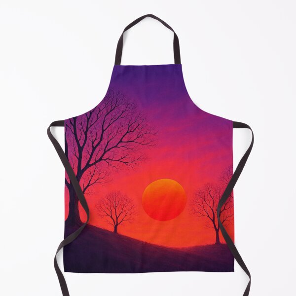 Item preview, Red sun over hills designed and sold by Sigtrix.