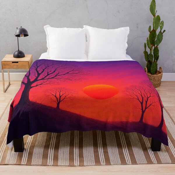 Item preview, Red sun over hills designed and sold by Sigtrix.