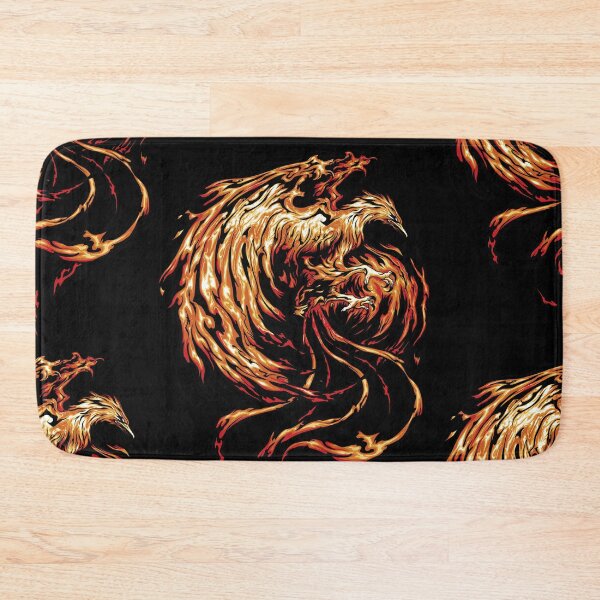 Item preview, Phoenix tattoo style handmade illustration designed and sold by JOTCH.art.