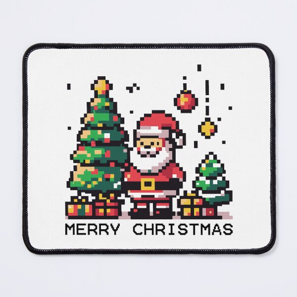 Item preview, Merry Christmas – 8-Bit Holiday Pixel Fun designed and sold by Scaryzz.