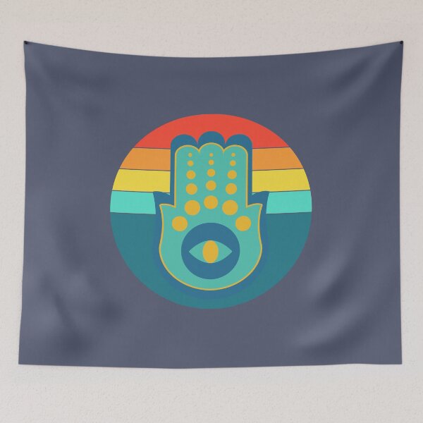 Item preview, Hamsa Psychedelic Retro designed and sold by JuanaDesigns.