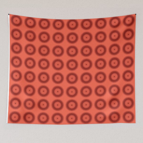 Item preview, Beautiful Red and Orange Geometric Art Pattern Design designed and sold by Geo Artwork.