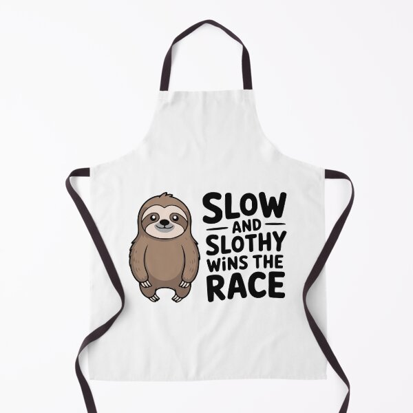 Item preview, Slow And Slothy Wins The Race! Cute Sloth Pun designed and sold by PMCreative.