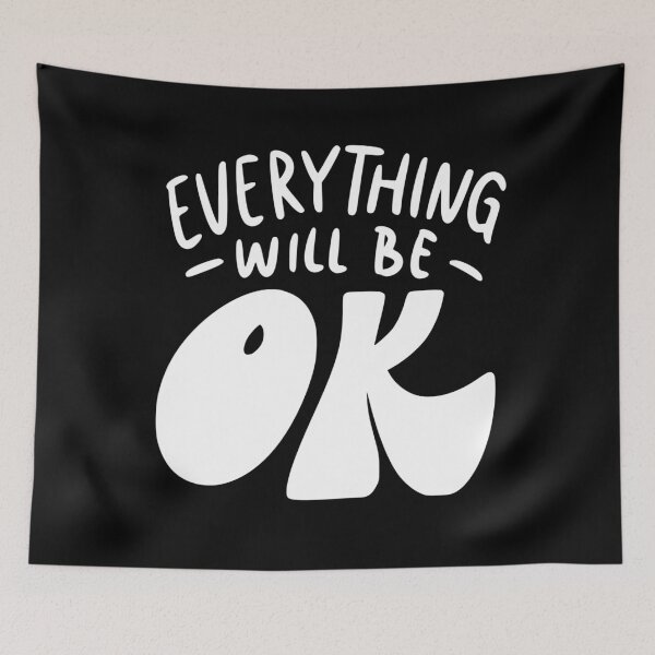 Item preview, Everything Will Be OK Hand Lettering designed and sold by Khadigadesings.