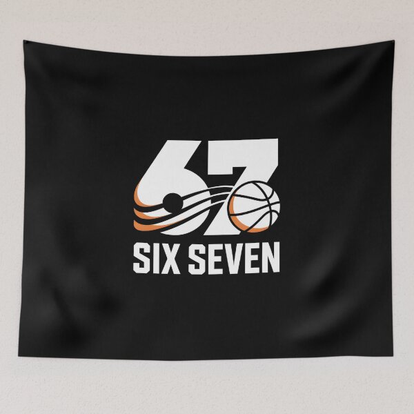 Item preview, 67 Basketball Six Seven - This design is perfect for anyone who loves the viral Six Seven trend and classic basketball style. designed and sold by ZyziowskyArt.