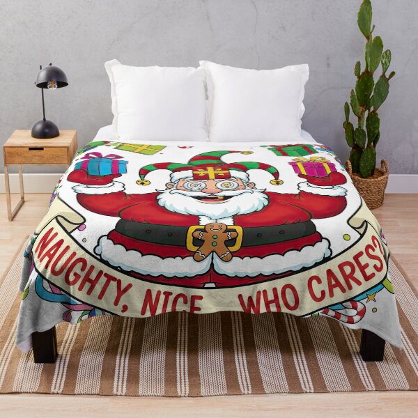 Item preview, Merry Chaos Jester Santa Trippy Naughty Nice List Funny Gift designed and sold by zoughlal.