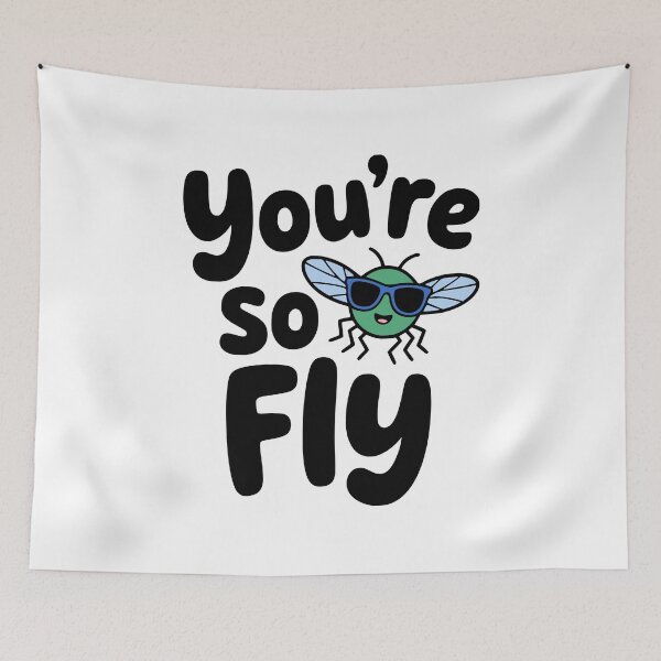 Item preview, You're So fly! Cute Insect Pun designed and sold by PMCreative.