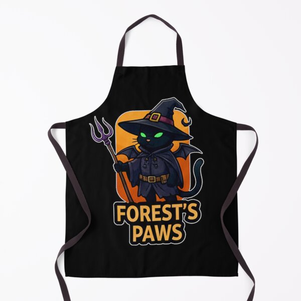 Item preview, Forest Paws - Black Cat Halloween designed and sold by okiiskandarart.
