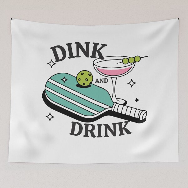 Item preview, Dink and Drink | Pickleball fun designed and sold by FitEnvy.