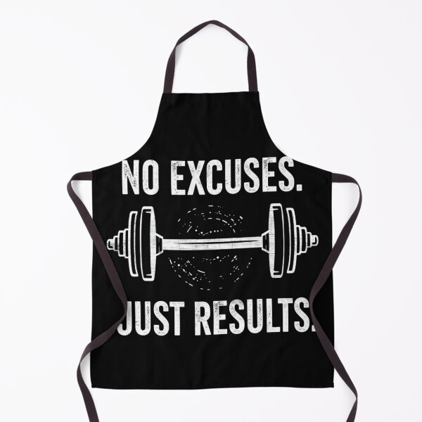 Item preview, No Excuses, Just Results. Gym Wear for Men and Women designed and sold by Eazy-Shop-.