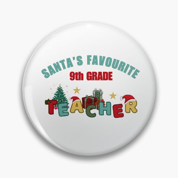 Item preview, Santa's Favourite 9th Grade Teacher designed and sold by DixieGirlStudio.