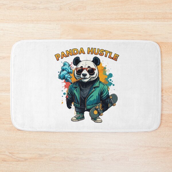 Artikelvorschau, Panda Hustle Skater Art entworfen und verkauft von munchies-club.